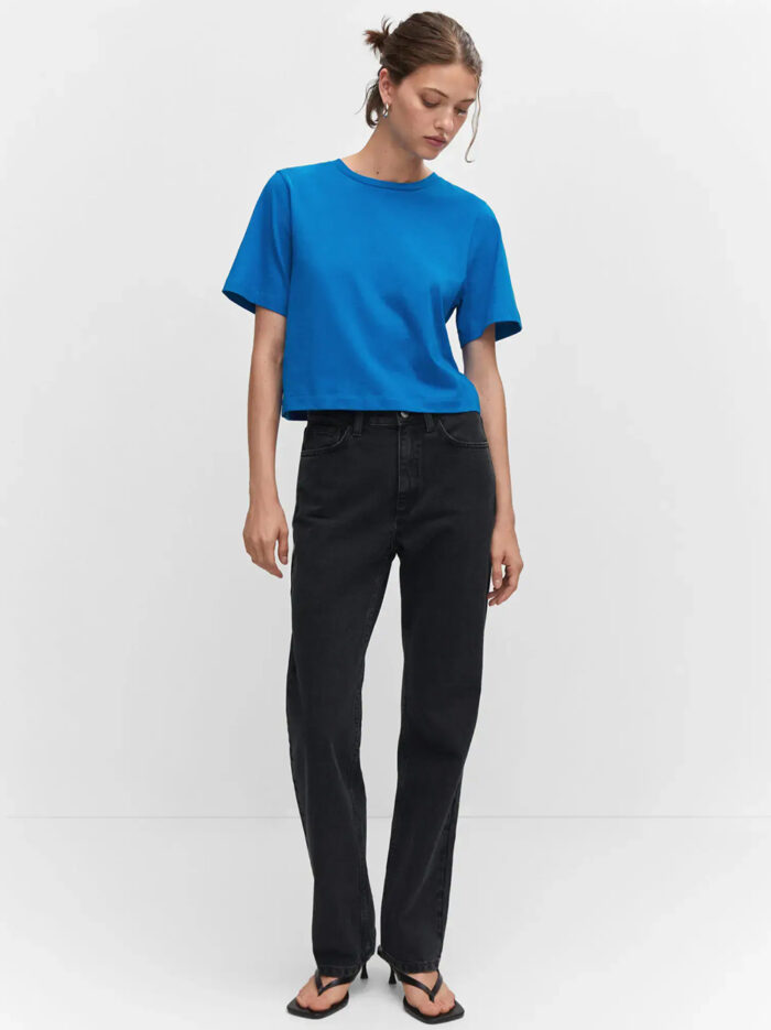 Mango Women T-shirt Short Sleeve