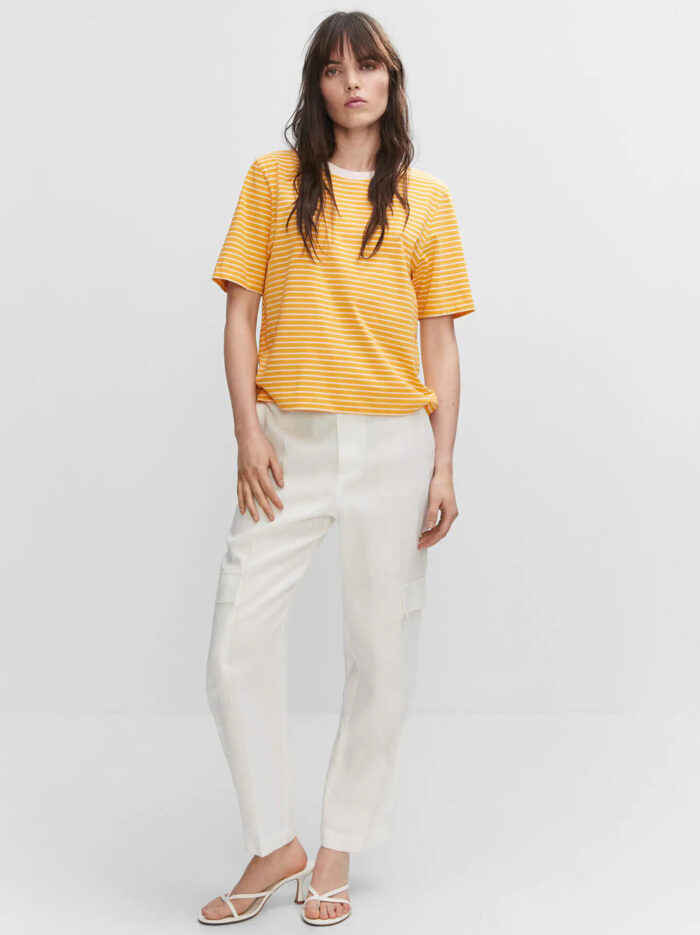 Romwe Women's Cute Summer Striped T-Shirt