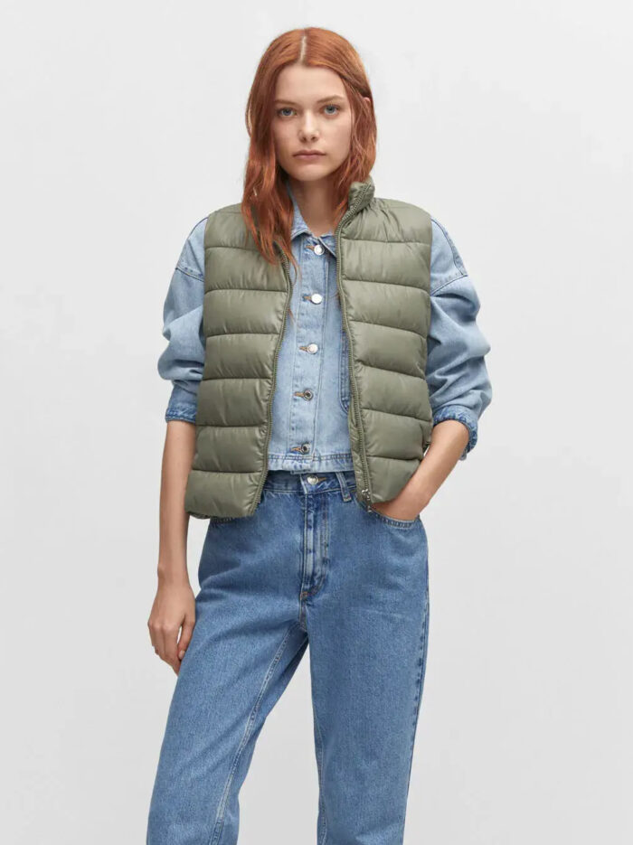 Vest Women Sleeveless Jacket Ultra Casual Outwear