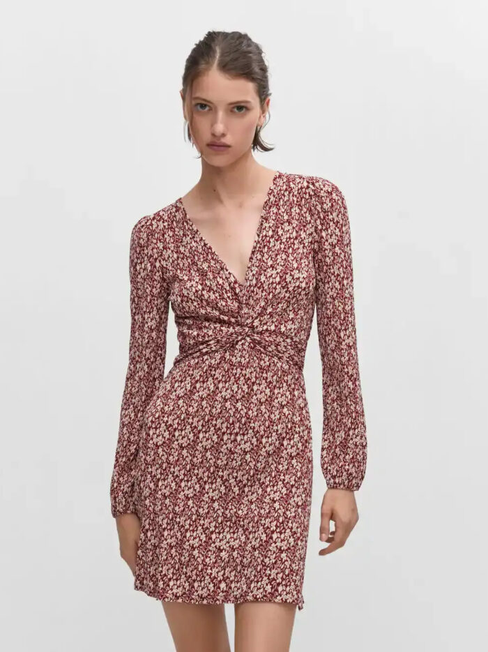 Maluka Women Printed Rayon Dress