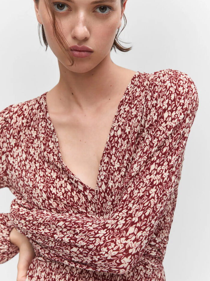 Maluka Women Printed Rayon Dress