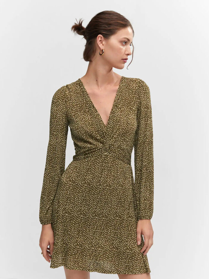 Maluka Women Printed Rayon Dress