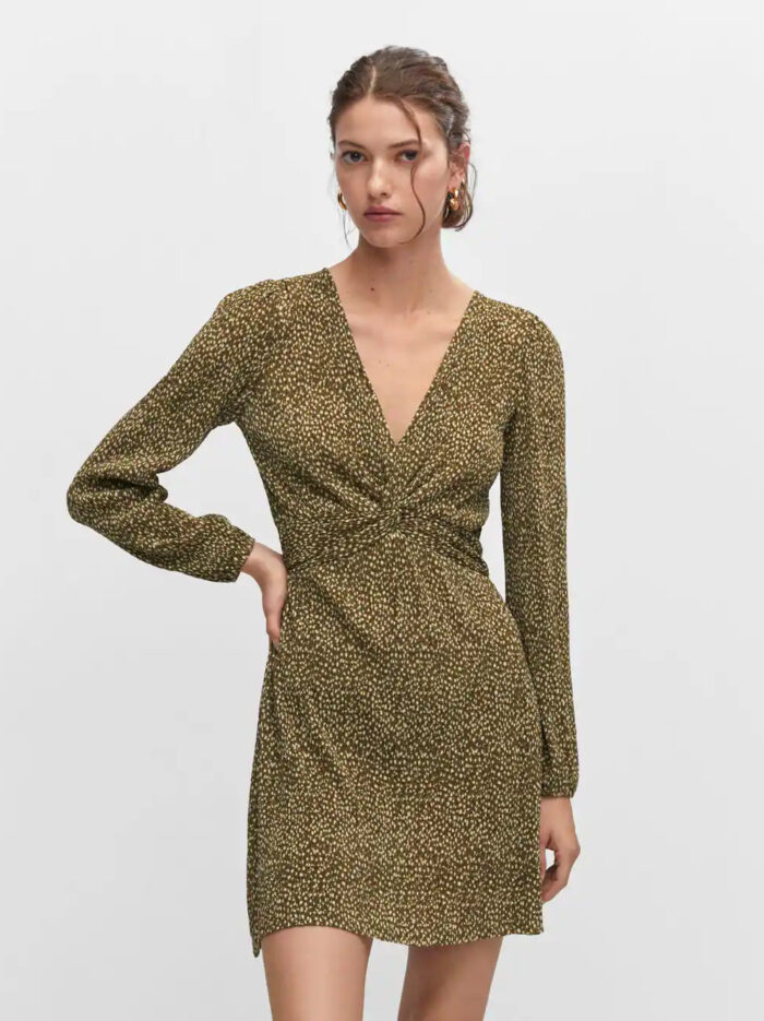 Maluka Women Printed Rayon Dress