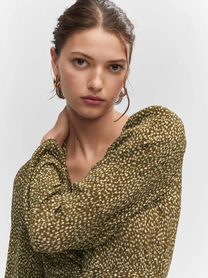 Maluka Women Printed Rayon Dress