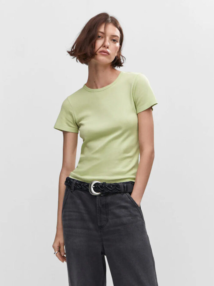 Tankaneo Womens Short Sleeve Cropped T-Shirts