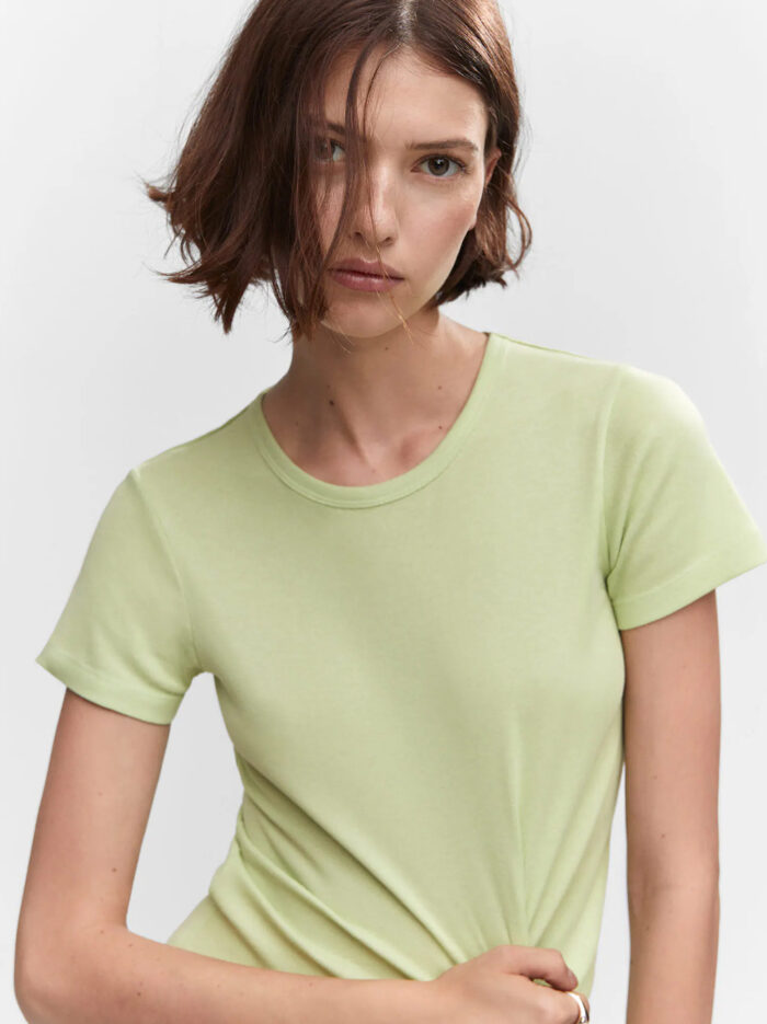 Tankaneo Womens Short Sleeve Cropped T-Shirts